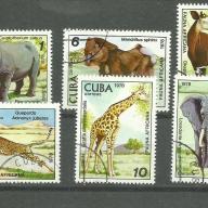 1978.- Kuba -Cuba -MNH/**- Afrikai vadállatok sor