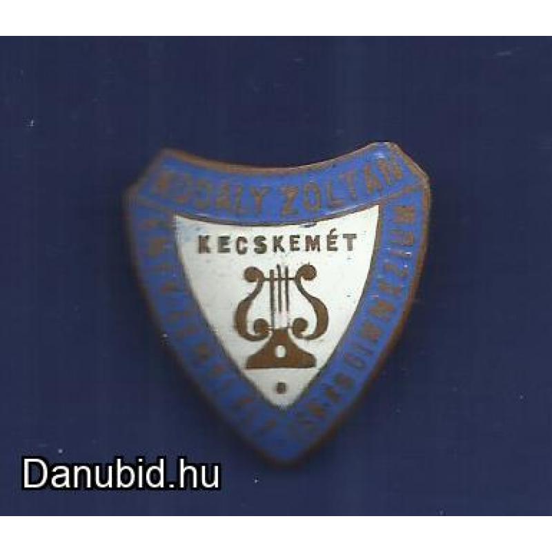 1961.- Kecskemét - régi jelvény -Kodály Zoltán áll.isk és gimnázium