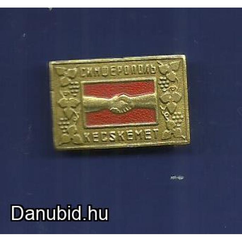 1965.- Kecskemét - régi jelvény - Szimferopol