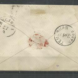 1877.- Levél - Déva - Pancsova - színes sszámú 5 kr