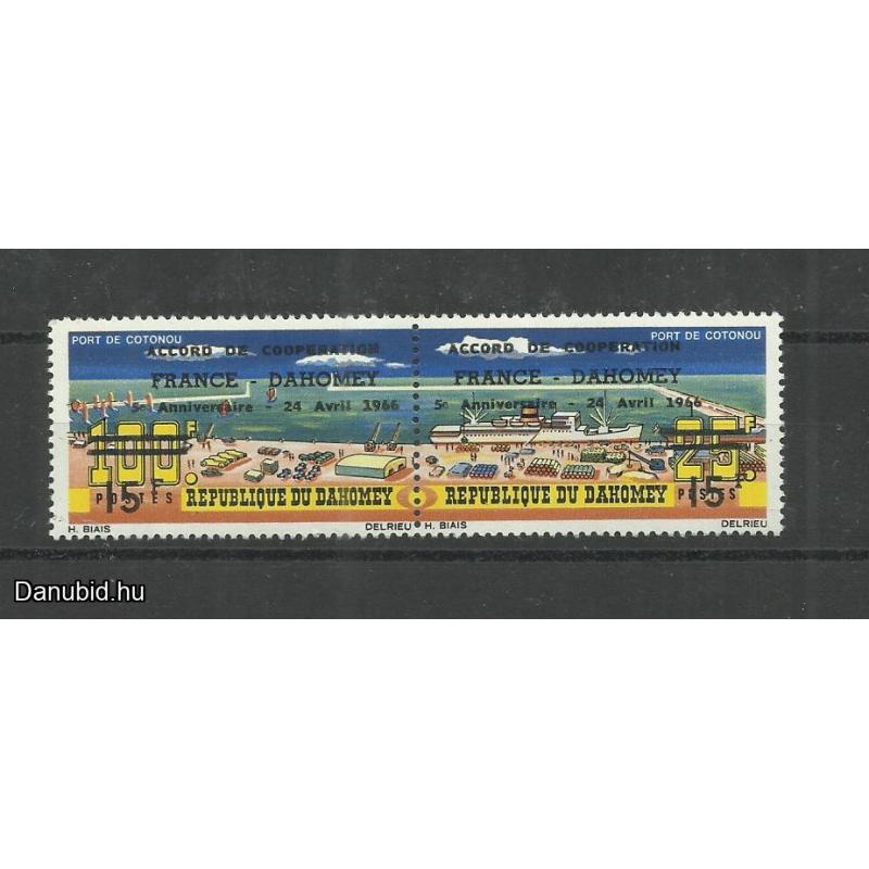 1964.- Dahomey - MNH/**- kikötő Cotonou - gyarmat - felülnyomott