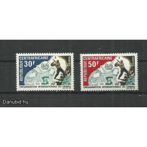 1969.- Közép-afrikai Köztársaság MNH/**-  az ILO 50 éve.