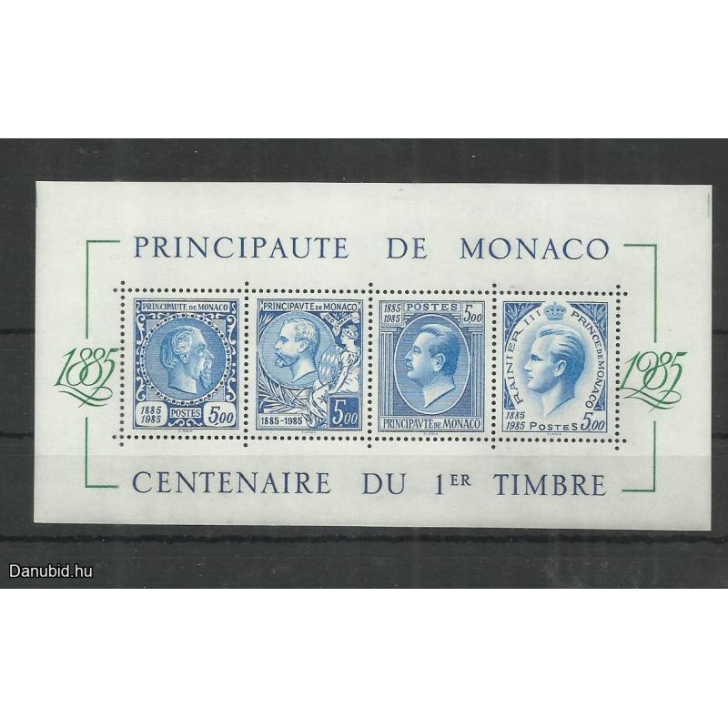 1985.- Monaco - MNH/** - blokk  – Hercegi bélyegek centenáriuma