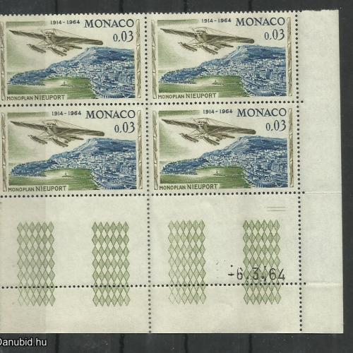 1964.- Monaco - MNH/** - blokk - 1914.- Rally Monte-Carlo II