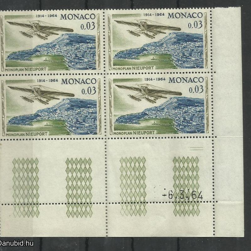 1964.- Monaco - MNH/** - blokk - 1914.- Rally Monte-Carlo II