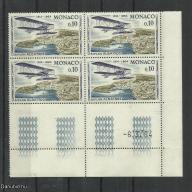 1964.- Monaco - MNH/** - blokk - kétfedelű repülőgép