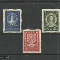 1943.- Horvátország - MNH/** - Híres emberek