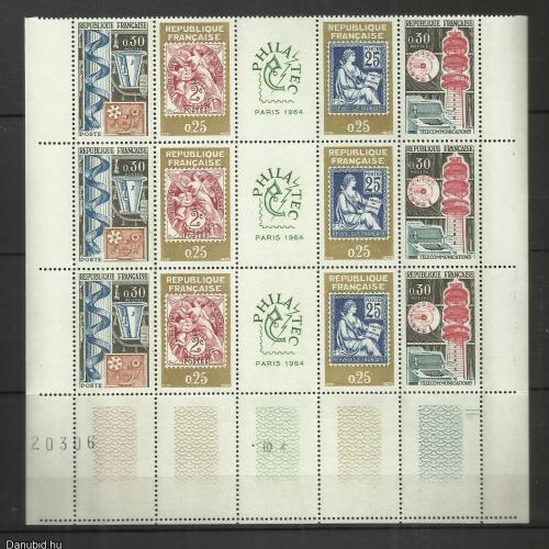 1964.- Franciaország - MNH/** - bélyegkiállítás - Párizs
