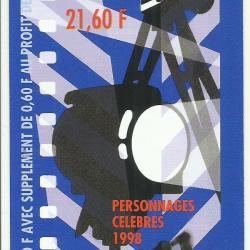 1998.- Franciaország - MNH/** - bélyegfüzet - színészek