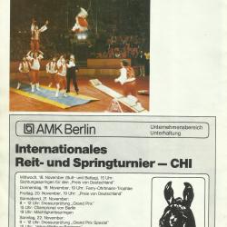 1981.- Magyar Cirkusz - műsorfüzet - Nyugat - Berlin