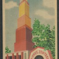 Bécs - Práter - cirkusz - 1922 képeslap