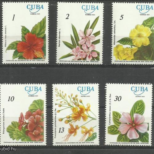1977. - Kuba - virág sor -MNH/** - Cuba - virág