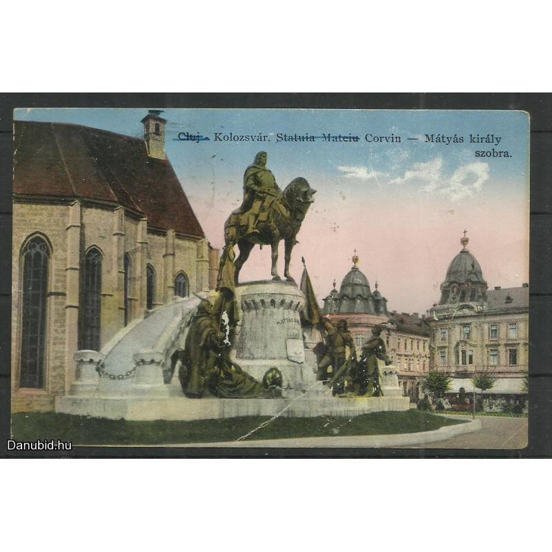 1940.- Kolozsvár visszatért - futott képeslap