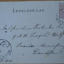 1899.- Budakeszi - képeslap - Virágvölgy