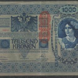 1902.- 1000 korona - Osztrák-Magyar bank - Deutschösterreich