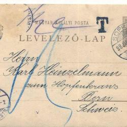 1898. - Hunyady János - grafikai - futott - képeslap