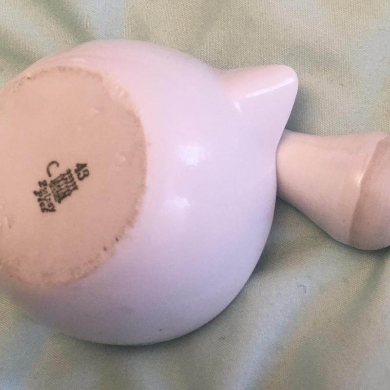 Zsolnay - patikamozsár - porcelán -kicsi mozsár