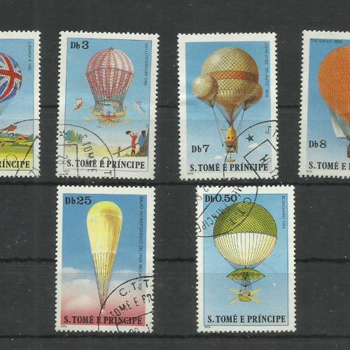 1979.-São Tomé és Príncipe-hőlégballon sor - Portugál gyarmat
