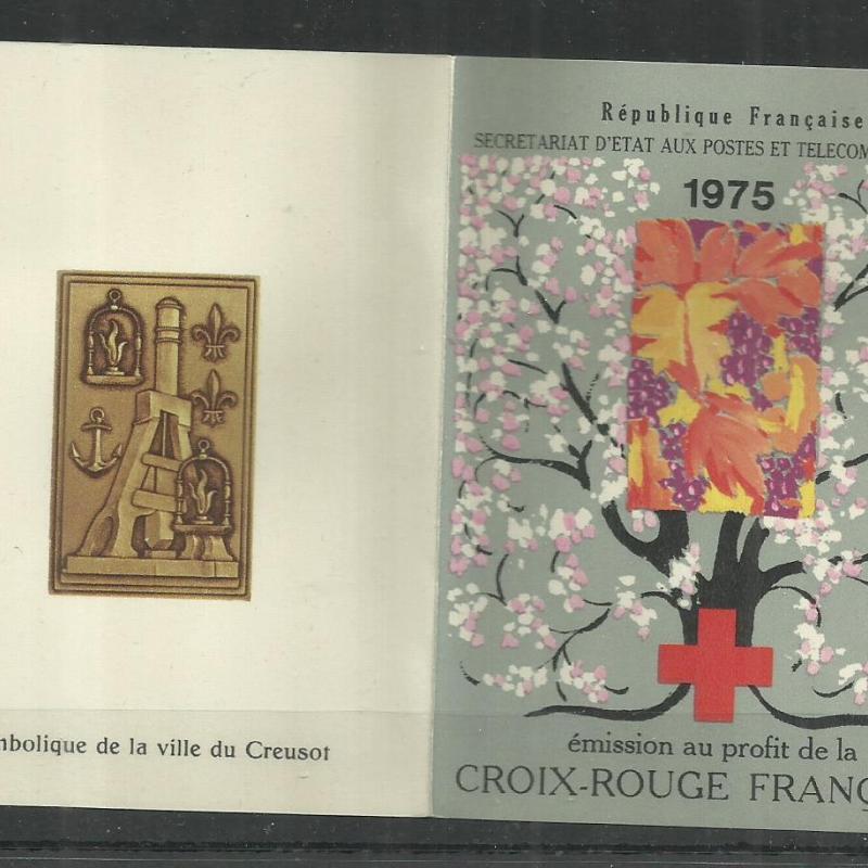 1975.- Franciaország - MNH/** - Vöröskereszt - bélyegfüzet