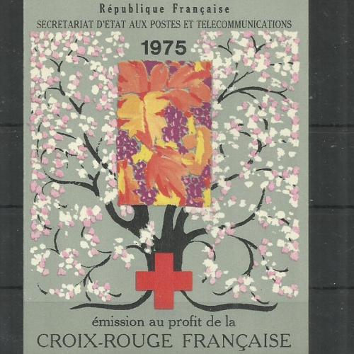1975.- Franciaország - MNH/** - Vöröskereszt - bélyegfüzet