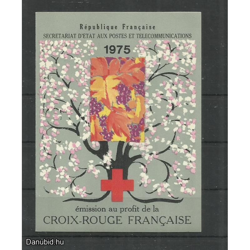 1975.- Franciaország - MNH/** - Vöröskereszt - bélyegfüzet