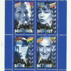 1998.- Franciaország - MNH/** - bélyegfüzet - színészek