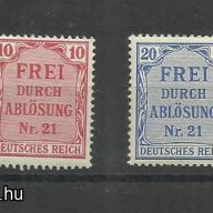 1922 .- Deutsches Reich - MNH/** - Frei Durch Ablosung