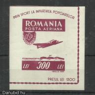 1946.- Románia - MNH/** - vágott blokk - OSP