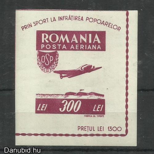 1946.- Románia - MNH/** - vágott blokk - OSP