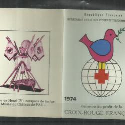 1974.- Franciaország - MNH/** - Vöröskereszt - bélyegfüzet
