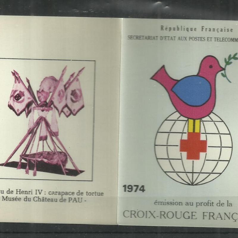 1974.- Franciaország - MNH/** - Vöröskereszt - bélyegfüzet
