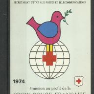 1974.- Franciaország - MNH/** - Vöröskereszt - bélyegfüzet