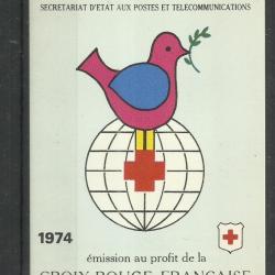 1974.- Franciaország - MNH/** - Vöröskereszt - bélyegfüzet
