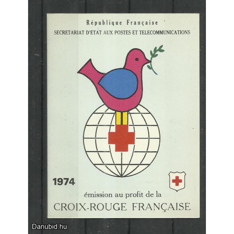 1974.- Franciaország - MNH/** - Vöröskereszt - bélyegfüzet