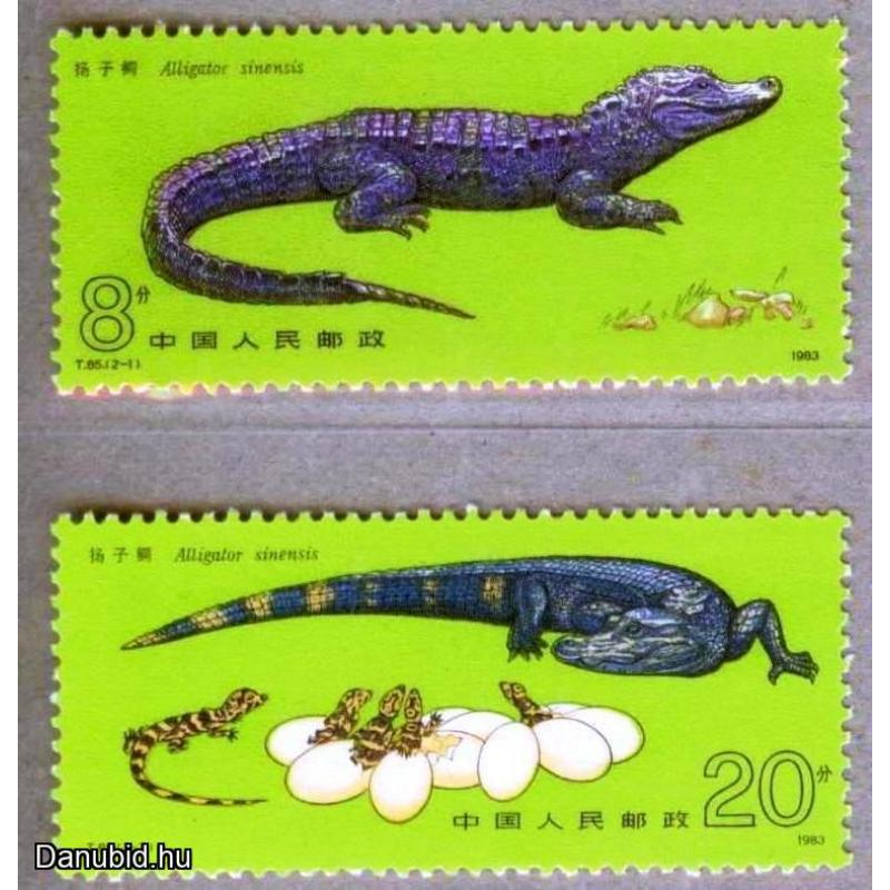 1983.- Kínai -MNH/** - Mi.Nr. 1871-72 -  kínai aligátor