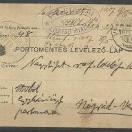 1907.- Portómentes levelezőlap futott - Nógrád -Verőcze