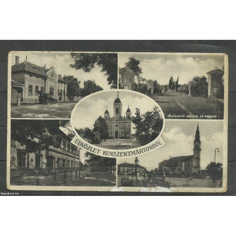 1934.- Üdvözlet Kunszentmártonból képeslap