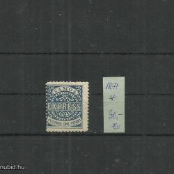 1877.- Szomoa Express posta tiszta 1 penny