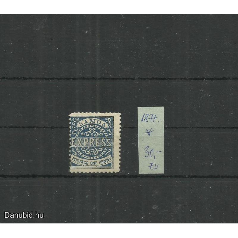 1877.- Szomoa Express posta tiszta 1 penny
