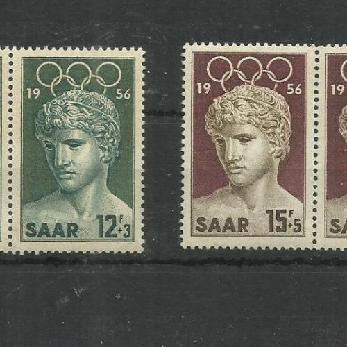 1956.- SAAR - MNH/** - Olimpia - Németország