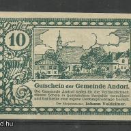 1920.-Ausztria - 10 Heller - UNC - Osztrák - not geld