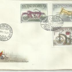 1985.- F.D.C. + sor -MNH/** - 100 éves a motorkerékpár