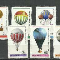 1981.- Lengyelország - Léghajó sor Gordon Bennett- MNH/**