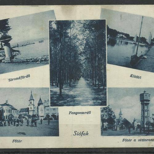1928.- Siófok - képeslap - nem futott