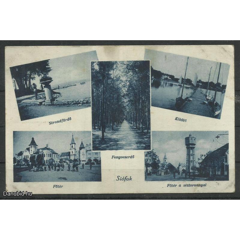 1928.- Siófok - képeslap - nem futott