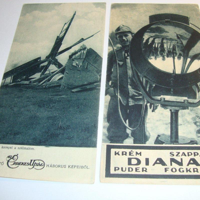 1920.- számolócédula - Diana - fogkrém - Érdekes újság