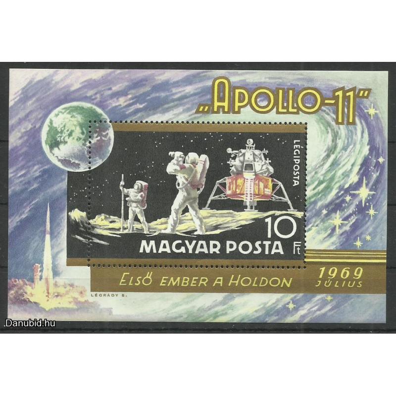 1969.- Apollo 11 blokk - MNH/** -Első ember a holdon