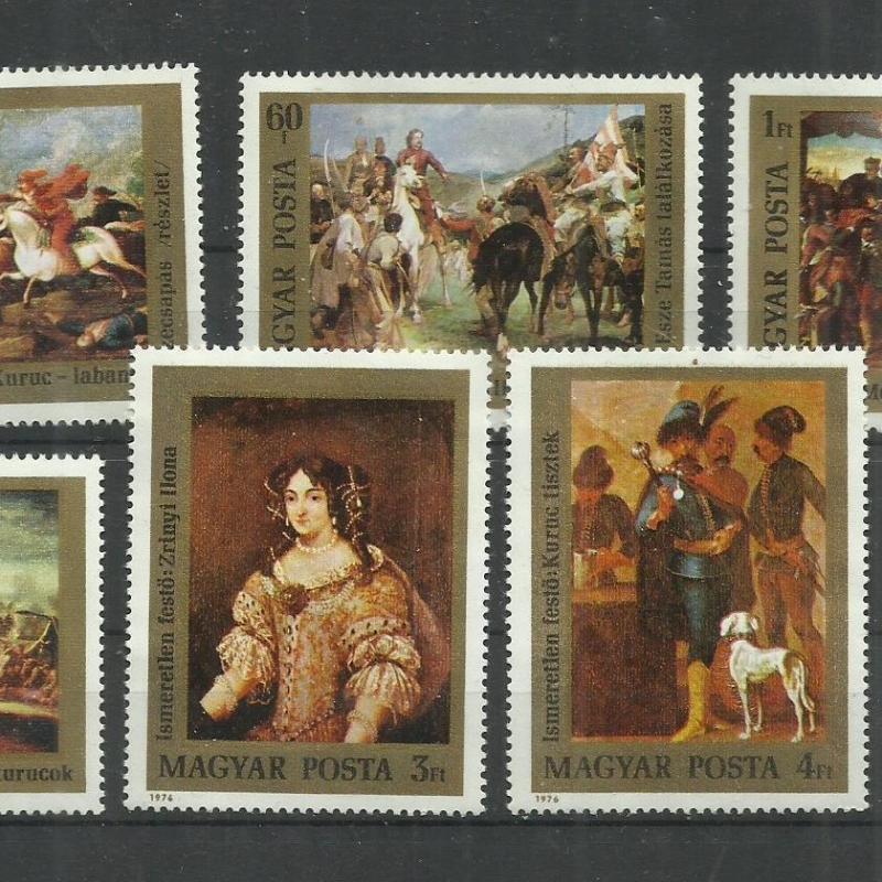 1976.- Festmény sor - MNH/** - Rákoczi Ferenc