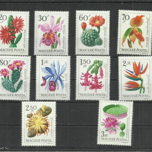 1965.- Botanikuskertek virágai sor - MNH/** - virág