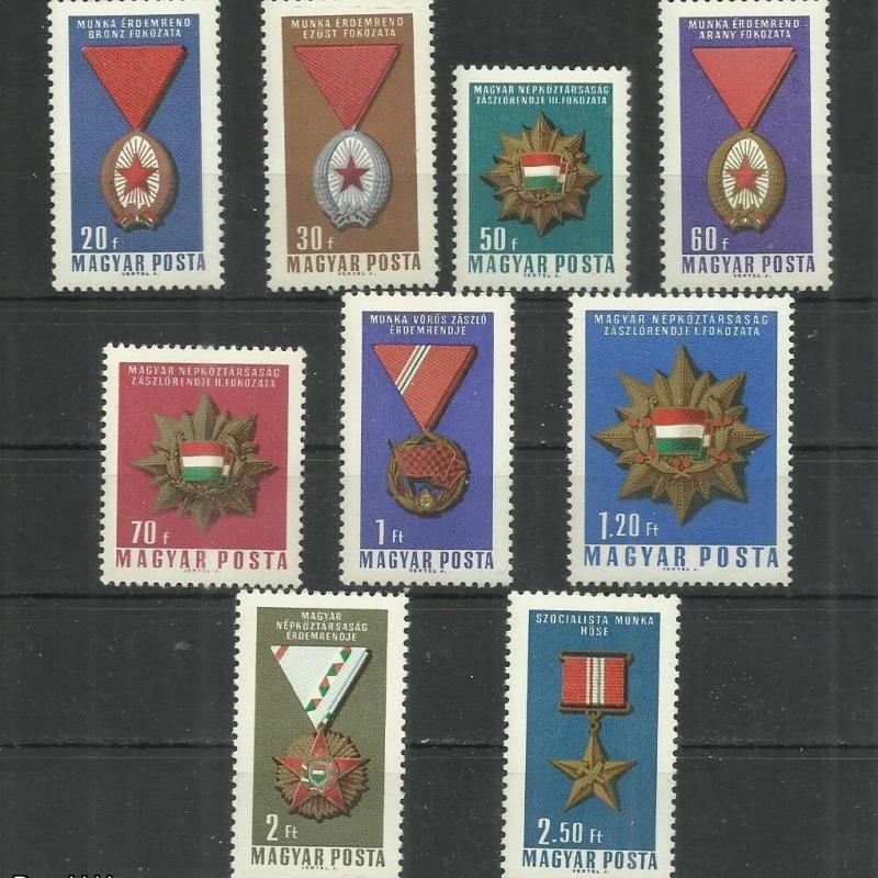 1966.- A Magyar Népköztársaság Polgári kitüntetései - MNH/**
